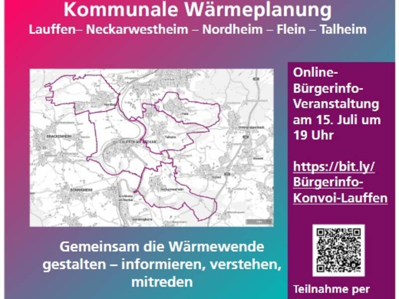 Infoveranstaltung zum Thema Kommunale Wärmeplanung