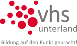 Rotes Vhs Logo auf weißem Grund