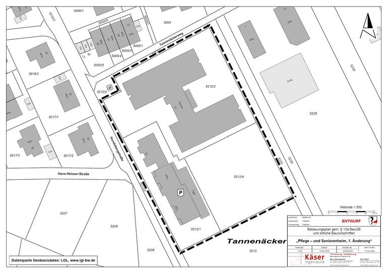 Abgrenzungskarte Seniorenheim